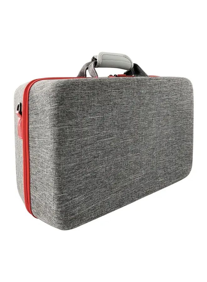 Grey EVA Storage Bag for PS5 Console and Accessories with Handle - Image 5